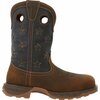 Durango Maverick XP Composite Toe Waterproof Western Work Boot, BARK BROWN VINTAGE FLAG, W, Size 9 DDB0366